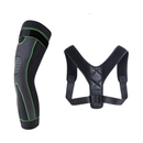 Corretor Postural Ergo + Joelheira Compress - Vida Eficaz