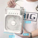 Mini Ventilador Portátil com Umidificador Branco - Vida Eficaz