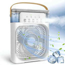 Mini Ventilador Portátil com Umidificador Branco - Vida Eficaz