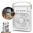 Mini Ventilador Portátil com Umidificador Branco - Vida Eficaz