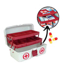 Maleta Organizadora de Medicamentos e Primeiros Socorros - Vida Eficaz