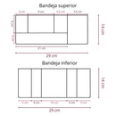 Maleta Organizadora de Medicamentos e Primeiros Socorros - Vida Eficaz