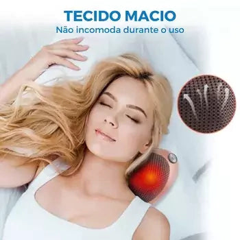 Almofada Massageadora Shiatsu com Infravermelho - Vida Eficaz