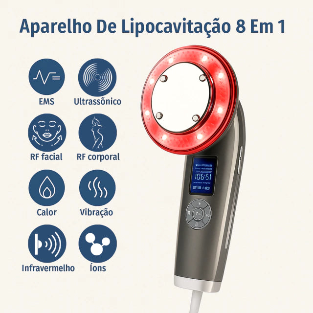 Aparelho De Lipocavitação 8 Em 1 - Vida Eficaz