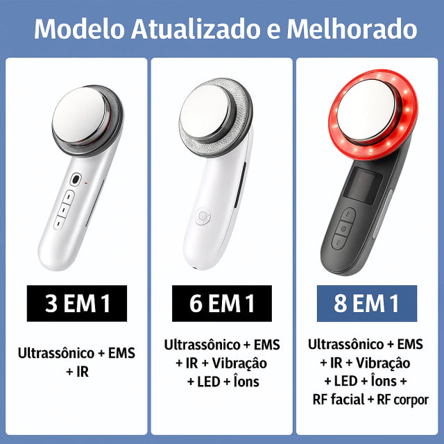Aparelho De Lipocavitação 8 Em 1 - Vida Eficaz