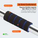 Barra Fixa Flexão Porta Apoio Regulável Espuma