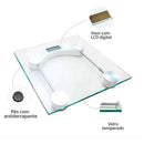 Balança Corporal Digital até 180kg Com Vidro Temperado (Bateria de Brinde) - Vida Eficaz