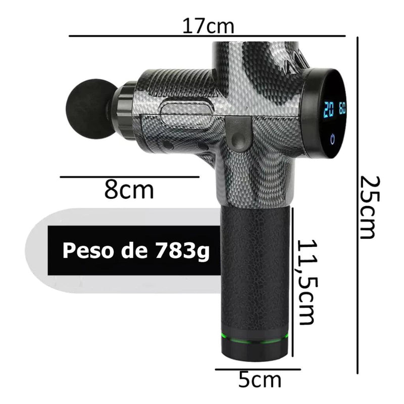 Pistola Massageadora Elétrica Profissional Velocidade 30x