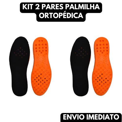 Kit 2 Pares de Palmilha Ortopédica em Gel Anatômica