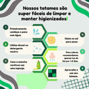 Kit 2 Tapetes Colchonetes Yoga, Pilates, Fitness, Ginástica - 1m x 50cm x 10mm (Compre 1 Leve 2) - Vida Eficaz