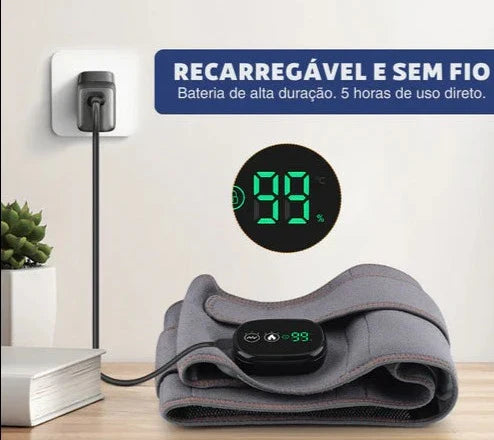 Cinta Massageadora Com Aquecimento Lombrar e Ciático Vida Eficaz