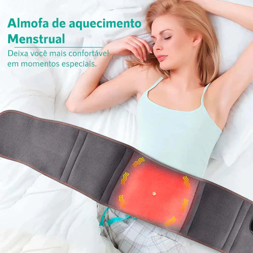 Cinta Massageadora Com Aquecimento Lombrar e Ciático Vida Eficaz