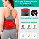 Cinta Massageadora Lombar Recarregável Com Aquecimento - Vida Eficaz
