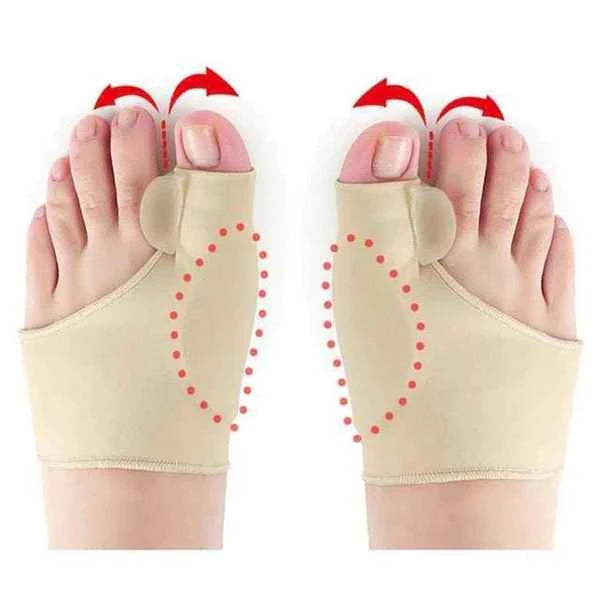Corretor de Joanete Silicone - Meia Ortopédica - Vida Eficaz