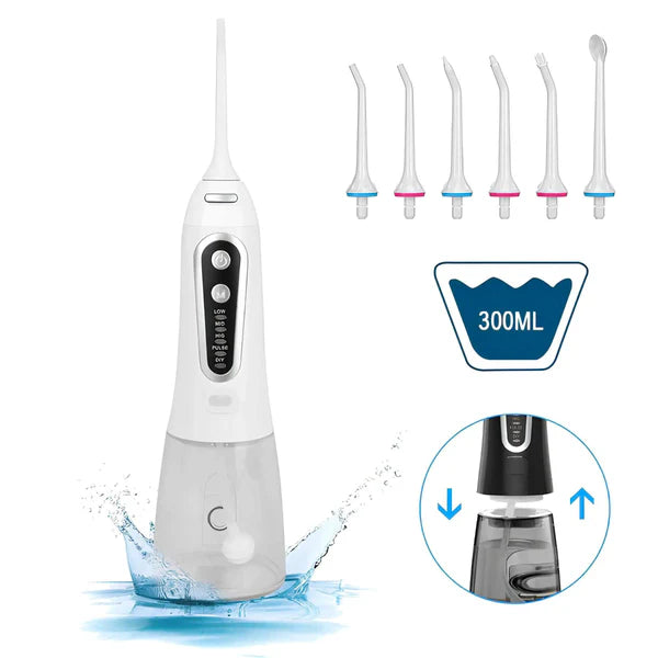 Irrigador Oral Portátil para Limpeza Bucal - CleanTeeth
