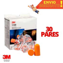 Kit 30 Pares Protetor Auditivo para Abafar Ruídos - Vida Eficaz