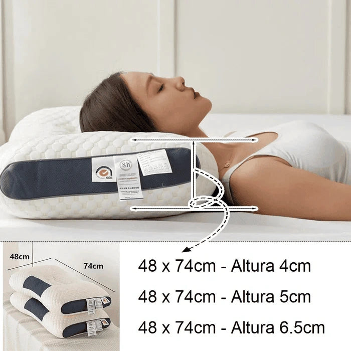 Travesseiro Ortopédico Cervical Para Pescoço - Sleep Confort